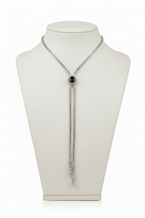Bali RoManse Sterling Silver Round Spinel Adjustable Necklace