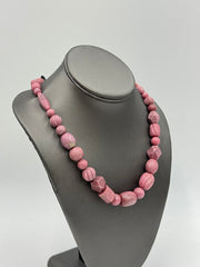 Jay King Sterling Silver Rhodonite Graduated Beaded Necklace, 18"