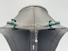 Jay King Sterling Silver Chrysocolla Station Necklace 18” | Artisan Southwestern Statement