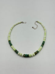 Jay King Sterling Silver Green Chrysoprase Beaded Necklace, 18"