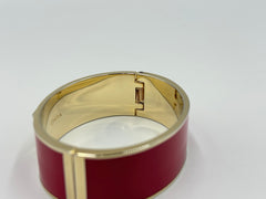 C. Wonder Purple Enamel Initial "J" Cuff Bracelet,