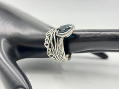 Or Paz Sterling Silver Pear Shaped London Blue Topaz Ring, Size 10
