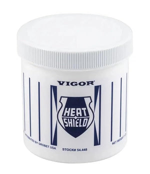 Vigor? Heat Shield Soldering Paste ? 16 oz Jar | Withstands Up to 5000?F | Protects Metals, Jewelry, Glass & Components During Soldering & Welding | Professional-Grade Formula