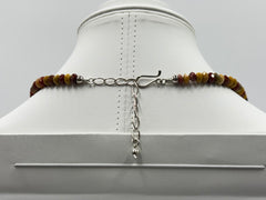 Jay King Sterling Silver Multicolor Mookaite Beaded Bib Necklace 18”