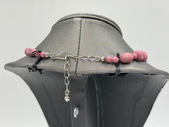 Jay King Sterling Silver Rhodonite Graduated Beaded Necklace, 18"