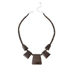 Jay King Sterling Silver Asian Chestnut Stone Necklace, 18"