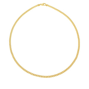 Bellezza Bronze Cuban-chain Necklace, 20"