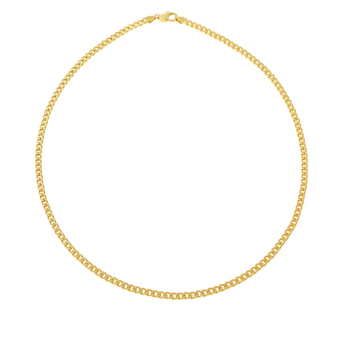 Bellezza Bronze Cuban-chain Necklace, 20"