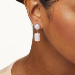Jay King Sterling Silver Purple Kunzite Drop Earrings.