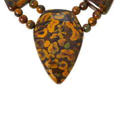 Jay King Sterling Silver Congolese Calcite Beaded Bib Necklace, 18"