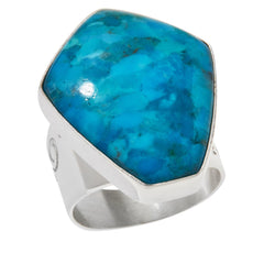 Jay King Sterling Silver Maiden Hair Turquoise Ring Size, 7