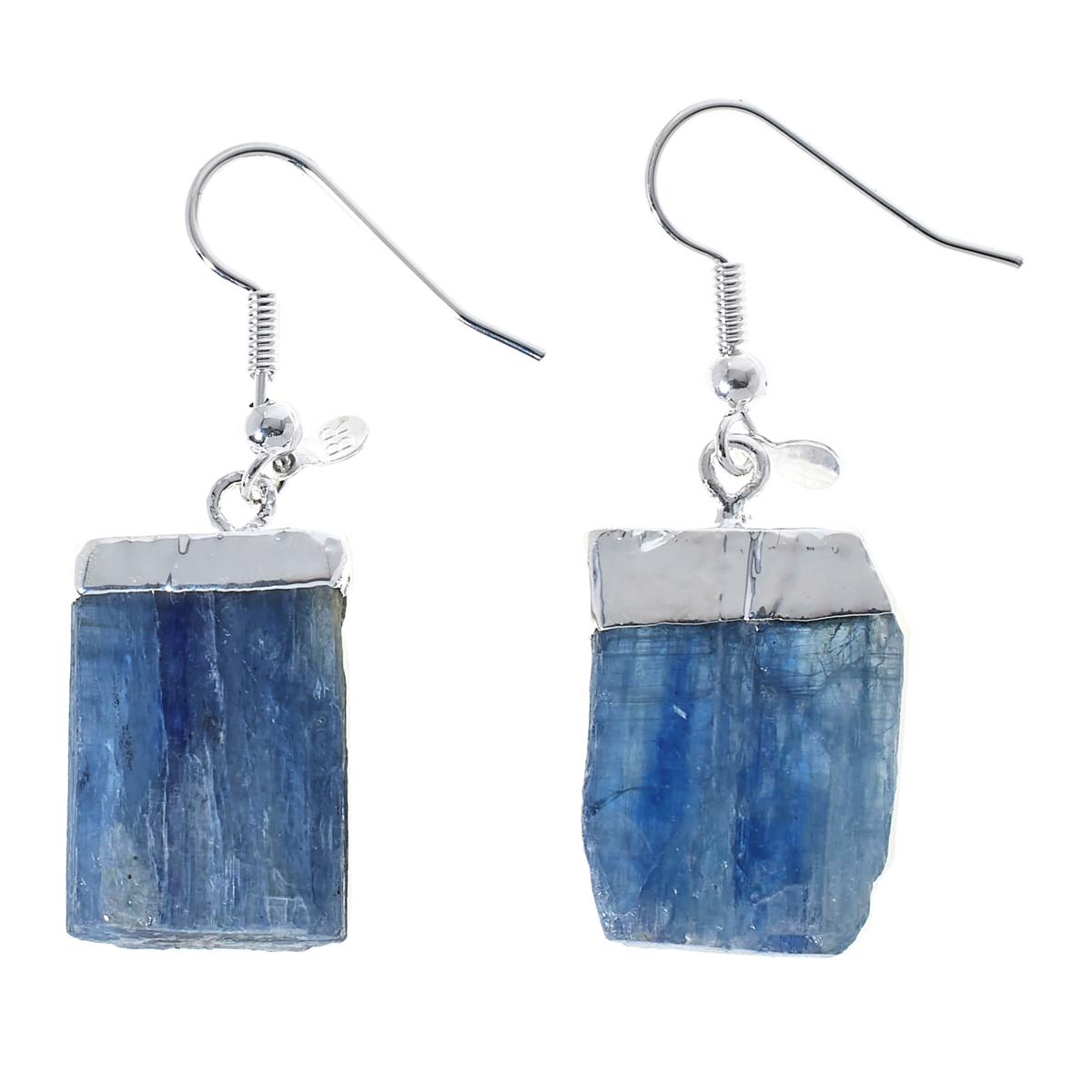 HSN Sterling Silver Kyanite Drop Earrings