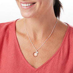 Herkimer Mines "Diamond" Quartz Initial "R" Drop Necklace, 18"