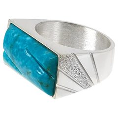 Jay King Sterling Silver Sonoran Blue Turquoise Ring, Size 7