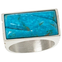 Jay King Sterling Silver Sonoran Blue Turquoise Ring, Size 7