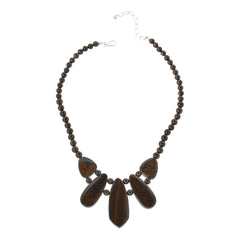 Jay King Sterling Silver Old Copper Amphibole Necklace, 18"