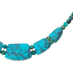 Jay King Sterling Silver Azure Peaks Turquoise Necklace, 18"