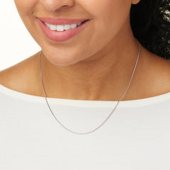 Canadian Ammolite Sterling Silver Chain, 22"
