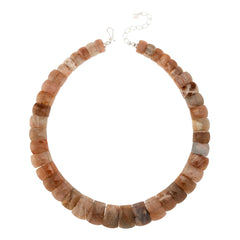 Jay King Sterling Silver Multicolor Orthoclase Necklace, 19"