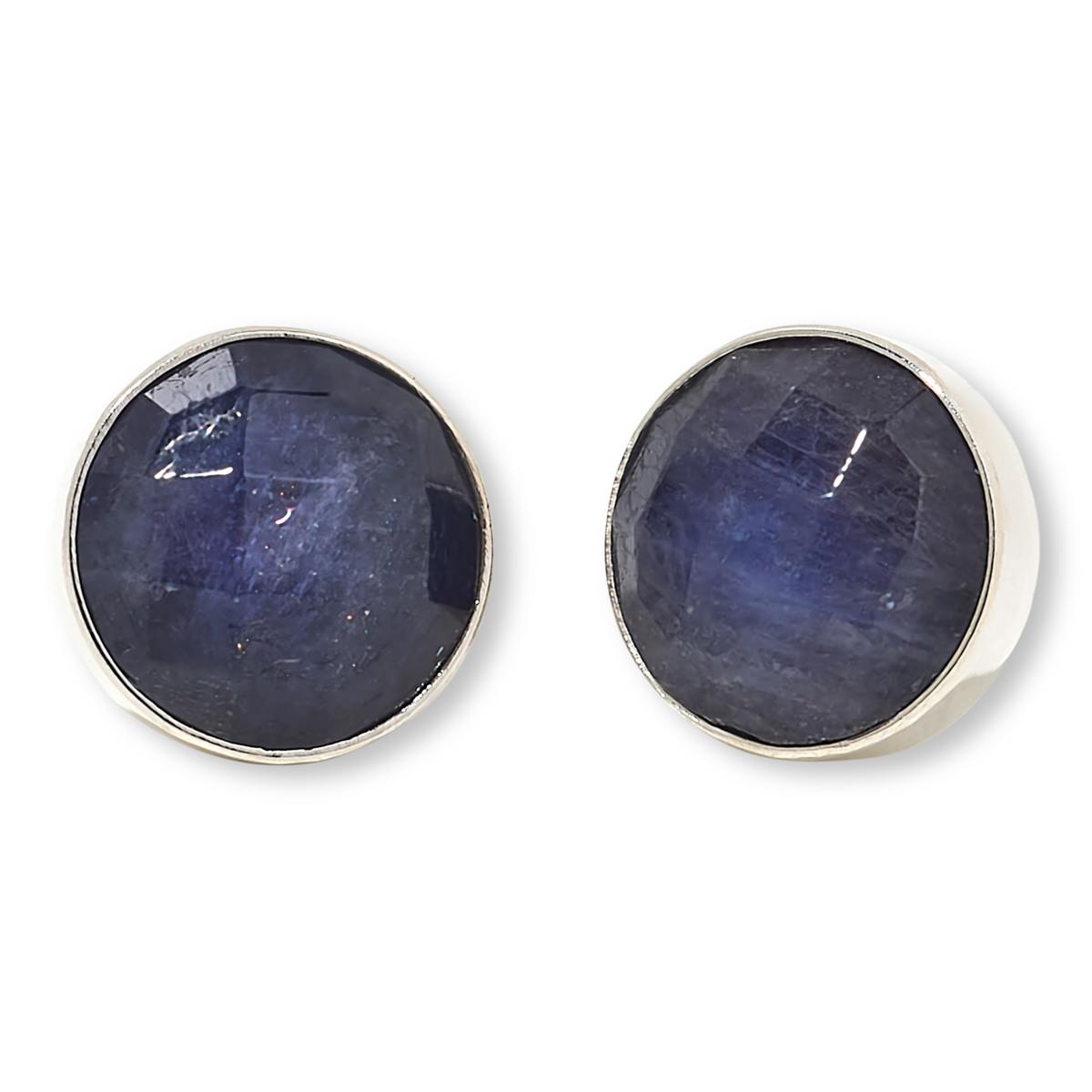 Jay King Sterling Silver Tanzanite Stud Earrings