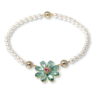 Heidi Daus "La Dolce Vita" Flower Pendant with Convertible Necklace