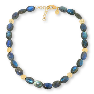 Connie Craig Carroll  Essia Labradorite Beaded Necklace, 20"
