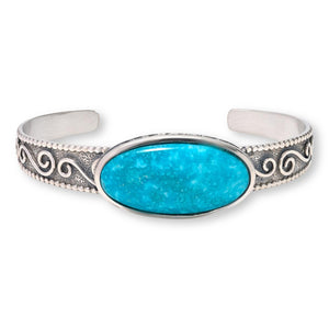 Jay King Gallery Collection Sterling Silver Sonoran Turquoise Cuff Bracelet