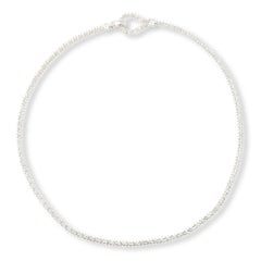 Imperial Silver Diamond-Cut Sterling Silver Wheat Necklace,  18"