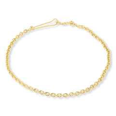 Bellezza Bronze Oval Rolo Chain Adjustable Sliding Necklace