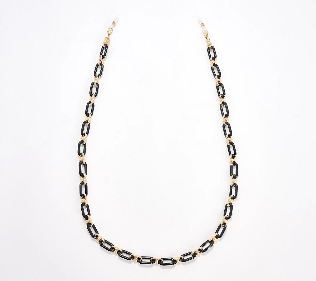 Complliments Readers/ Sunglasses Black/Gold Chain