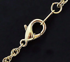 Mustard Seed Locket Angel Coin Pendant 24"L