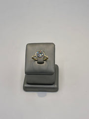13. 11263- 14KY Lab Ring Round Bezel Solitaire F-VVS2 2.05CTTW ($3995) (Yellow also available) | 14k Yellow Gold