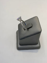 28. 99690 14KW Lab Radiant Ring cntr 1.51ct F-VS1 est 2.00cttw ($4750) (yellow available) | 14k White Gold