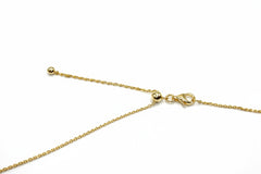 Affinity 14K Gold plated Sterling Silver Diamond Fish Motif Necklace