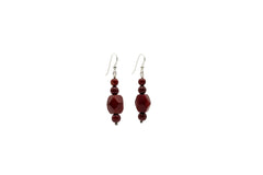 Jay King Sterling Silver Multicolor Guadalajara Imperial Stone Earrings, 1-1/2"