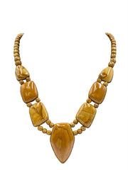 Jay King Sterling Silver Wild Horse Picture Jasper Necklace, 18"