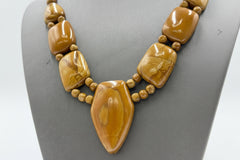 Jay King Sterling Silver Wild Horse Picture Jasper Necklace, 18"