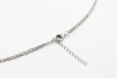 Kwan Collections Baroque Cultured Pearl & White Zircon Drop Necklace, 18"