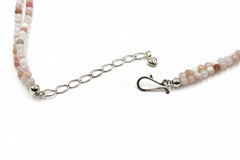 Jay King Sterling Silver Peruvian Pink Opal Necklace, 18"