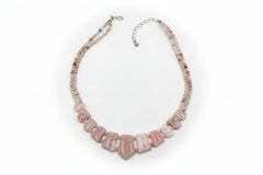 Jay King Sterling Silver Peruvian Pink Opal Necklace, 18"