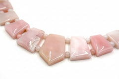 Jay King Sterling Silver Peruvian Pink Opal Necklace, 18"