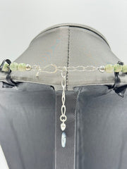 Jay King Sterling Silver Hami Melon Zoisite Bead Necklace 18" .925 Green