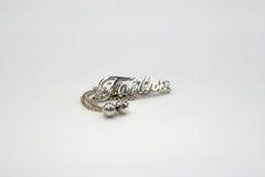 Solvar Sterling Silver Bracelet "Faith" adjustable Bolo Bracelet