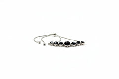Generation Gems Round Buffalo Cabochon SS Adjustable Bracelet