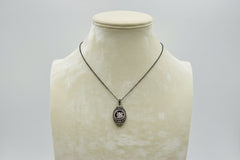 Rarities "Little Angel" Carved Sardonyx Shell Cameo Pendant with Chain