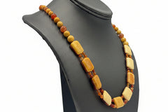 Jay King Orange Chalcedony Sterling Silver Reversible Necklace 17"