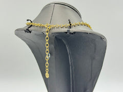 R.J. Graziano Goldtone "Golden Glamour" Mariner Link Y-necklace, 18"