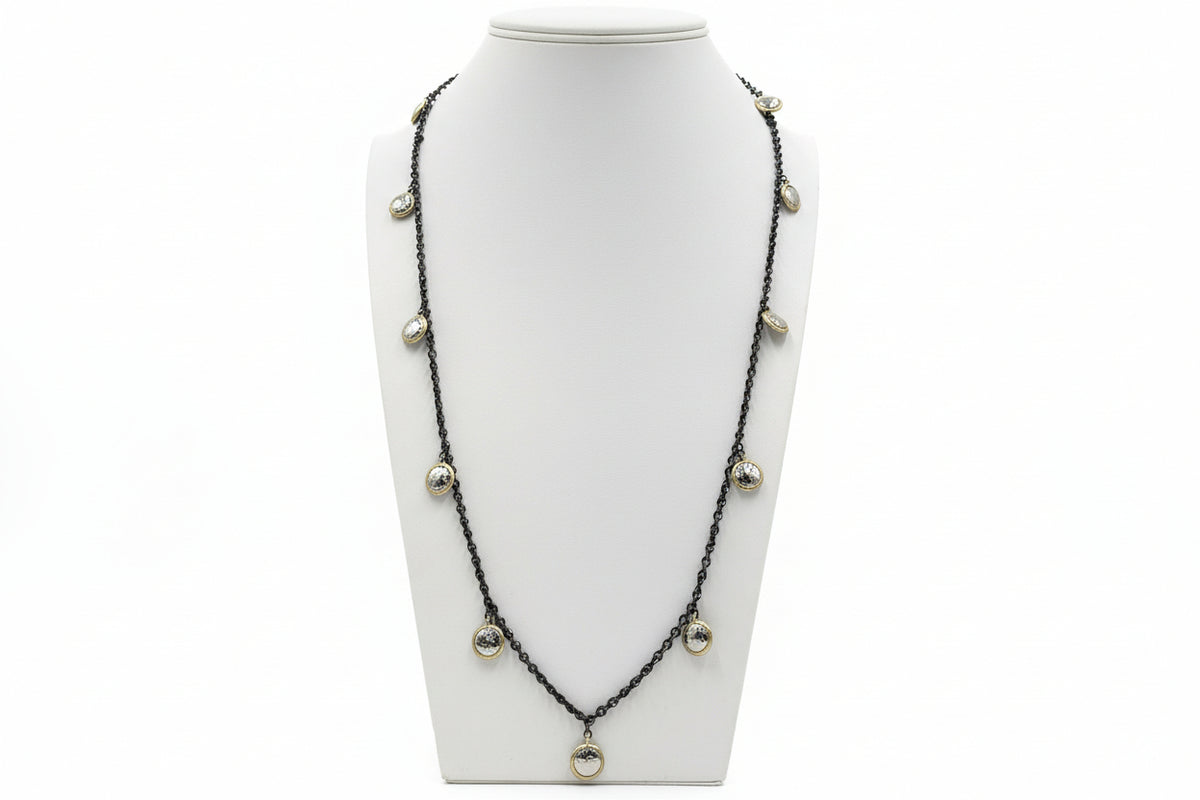 LOGO Links by Lori Goldstein Coin Station Necklace, 35"