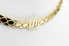 Goldtone Stella Valle Logo Chain Necklace by Lori Greiner Necklace 16"
