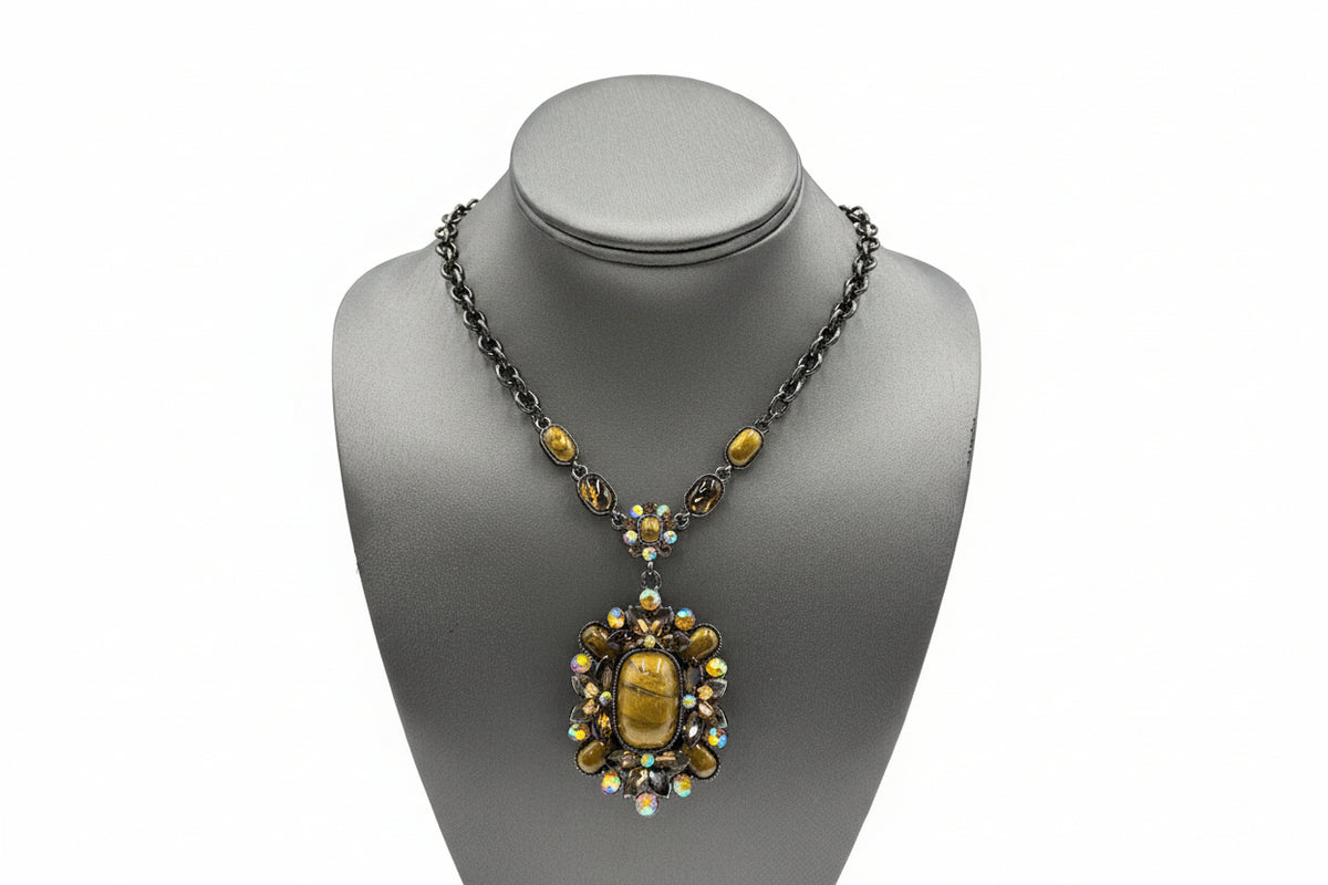 LOGO Links by Lori Goldstein Juliet Multicolor Pendant Necklace, 16"